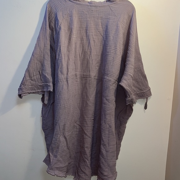 White Birch cotton top with drawstring waist - XL - khaki - Picture 5 of 6